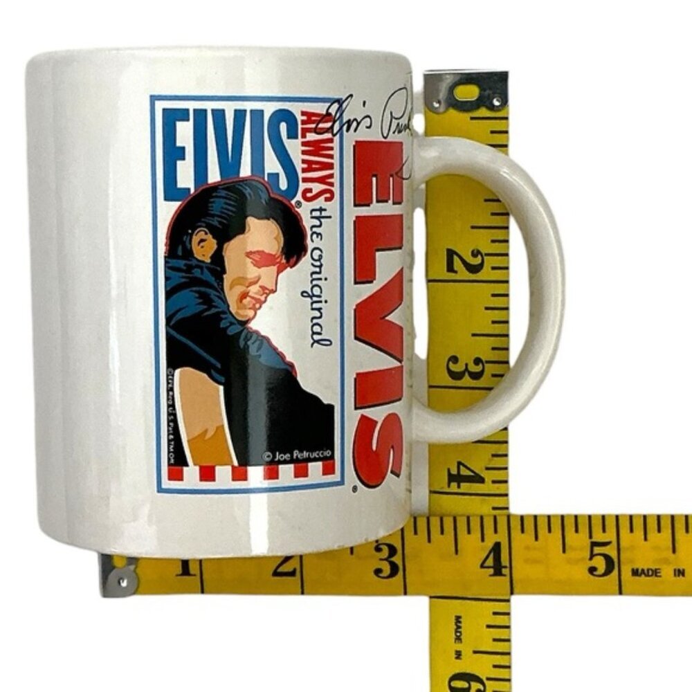 Vintage Elvis Presley Mug with Signature 12 oz Coffee Tea White 2010 Collectible - Picture 8 of 16